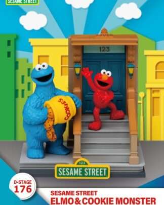 Sesamstraße D-Stage PVC Statue Elmo & Cookie Monster 11 cm