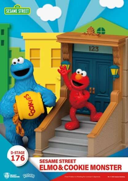 Sesamstraße D-Stage PVC Statue Elmo & Cookie Monster 11 cm – Bild 6