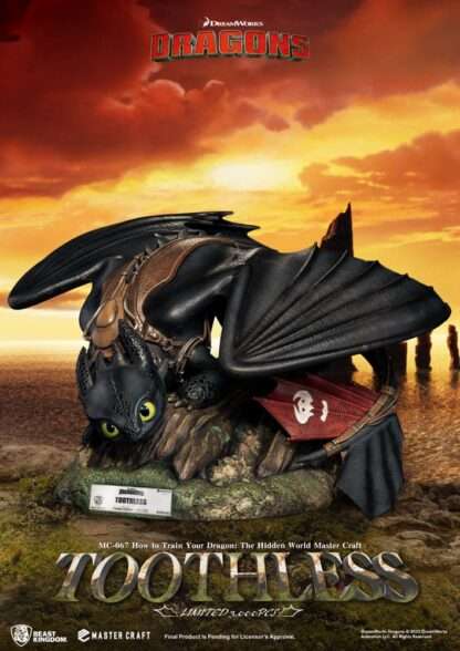 Drachenzähmen leicht gemacht Master Craft Statue Toothless 24 cm - Beschädigte Verpackung – Bild 2