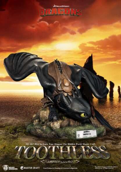 Drachenzähmen leicht gemacht Master Craft Statue Toothless 24 cm - Beschädigte Verpackung – Bild 3