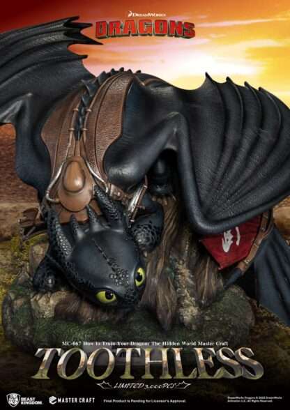Drachenzähmen leicht gemacht Master Craft Statue Toothless 24 cm - Beschädigte Verpackung – Bild 6
