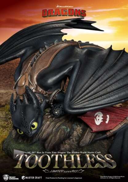 Drachenzähmen leicht gemacht Master Craft Statue Toothless 24 cm - Beschädigte Verpackung – Bild 7