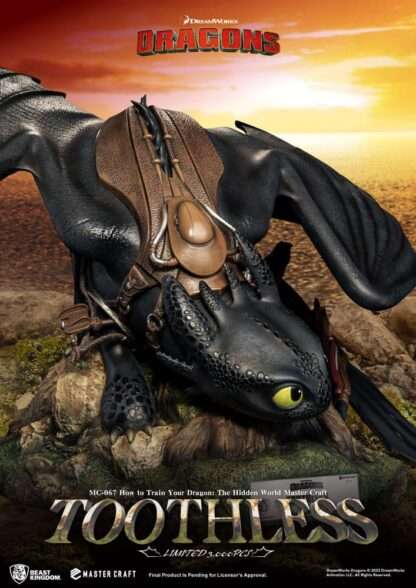 Drachenzähmen leicht gemacht Master Craft Statue Toothless 24 cm - Beschädigte Verpackung – Bild 8
