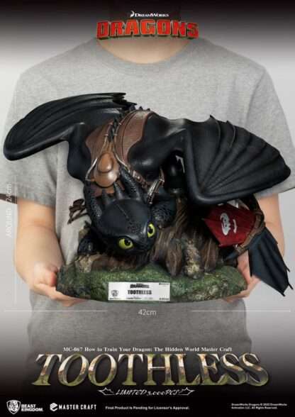 Drachenzähmen leicht gemacht Master Craft Statue Toothless 24 cm - Beschädigte Verpackung – Bild 9