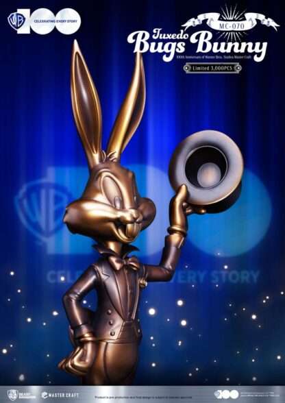 Looney Tunes 100th anniversary of Warner Bros. Studios Master Craft Statue Tuxedo Bugs Bunny 46 cm – Bild 5