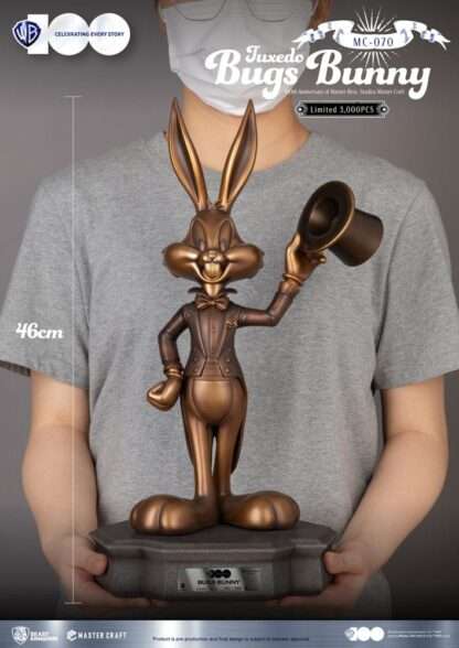 Looney Tunes 100th anniversary of Warner Bros. Studios Master Craft Statue Tuxedo Bugs Bunny 46 cm – Bild 8