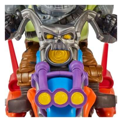 Teenage Mutant Ninja Turtles Actionfigur mit Fahrzeug Rocksteady & Chopper 12 cm – Bild 7