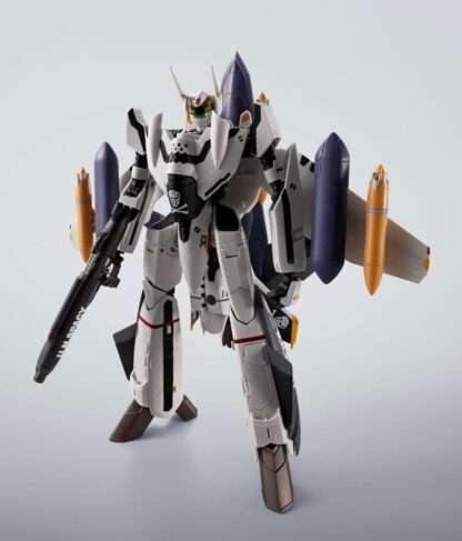 Macross Hi-Metal R Actionfigur VF-0S Phoenix (Roy Focker Use) & QF-2200D-B Ghost Set 14 cm