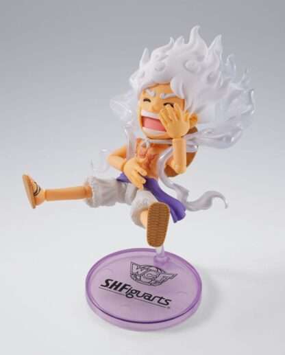 One Piece World Collactable Figures x S.H. Figuarts Actionfigur Monkey D. Ruffy Gear 5 8 cm – Bild 2