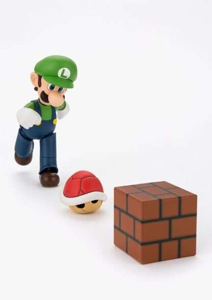 Super Mario S.H. Figuarts Actionfigur Luigi 11 cm – Bild 2