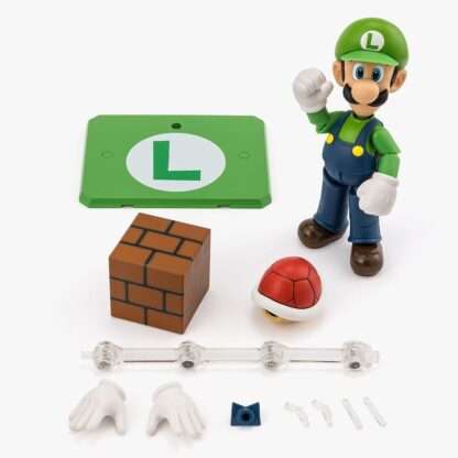 Super Mario S.H. Figuarts Actionfigur Luigi 11 cm – Bild 5