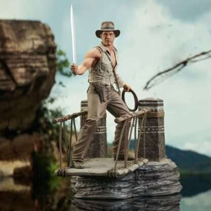Indiana Jones und der Tempel des Todes Deluxe Gallery PVC Statue Rope Bridge 28 cm – Bild 2