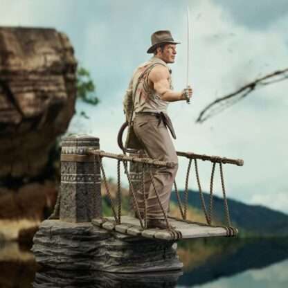 Indiana Jones und der Tempel des Todes Deluxe Gallery PVC Statue Rope Bridge 28 cm – Bild 3