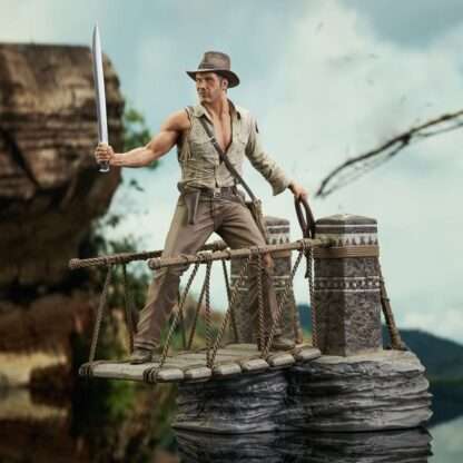 Indiana Jones und der Tempel des Todes Deluxe Gallery PVC Statue Rope Bridge 28 cm – Bild 4