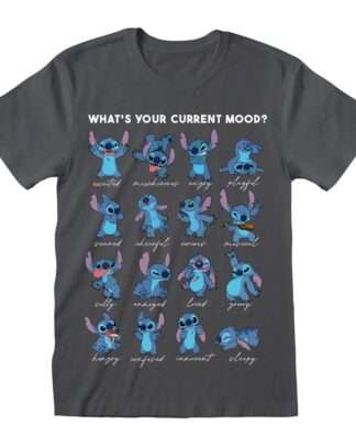 Lilo & Stitch T-Shirt Stitch Emotions Charcoal