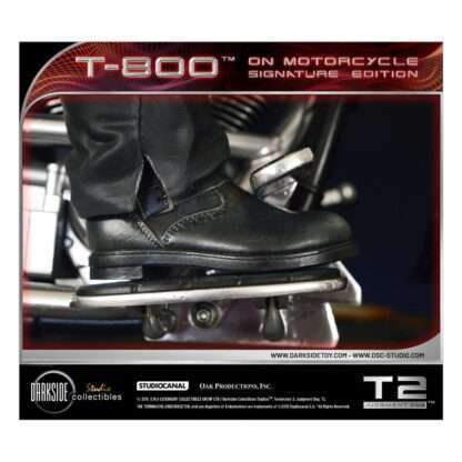 Terminator 2 Statue T-800 On Motorcycle Limited Signature Edition Exclusive 70 cm – Bild 5