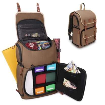 Enhance TCG Series Trading Card Backpack Designer Edition Tan Full-size – Bild 4