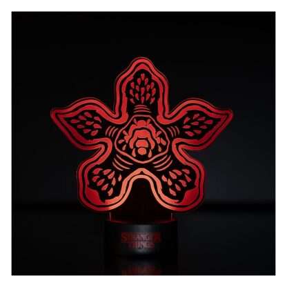 Stranger Things Laser Etched Leuchte Demogorgan