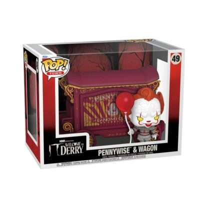 It-Welcome to Derry POP! Town Vinyl Figur Pennywise & Wagon 9 cm – Bild 2