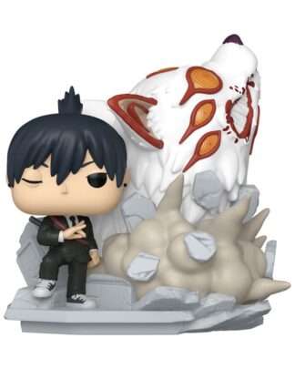 Chainsaw Man POP Moments Vinyl Figuren Aki (Fox Devil) 9 cm  - Beschädigte Verpackung