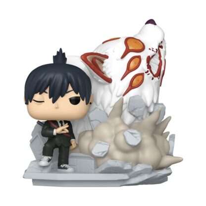 Chainsaw Man POP Moments Vinyl Figuren Aki (Fox Devil) 9 cm  - Beschädigte Verpackung