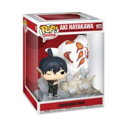 Chainsaw Man POP Moments Vinyl Figuren Aki (Fox Devil) 9 cm  - Beschädigte Verpackung – Bild 2