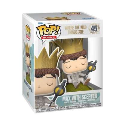 Wo die wilden Kerle wohnen POP! Premium Vinyl Figur Max w/Scepter? 9 cm – Bild 2