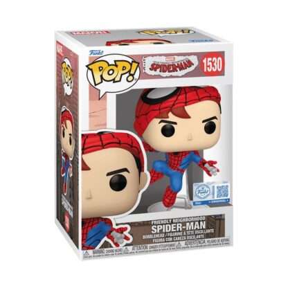Der freundliche Spider-Man aus der Nachbarschaft POP! Vinyl Figur Spider-man(Unmasked) *Exclusive Version* 9 cm – Bild 2