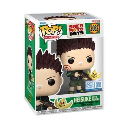 Sakamoto Days POP! Animation Vinyl Figur Heisuke & Piisuke Exclusive Edition 9 cm – Bild 2