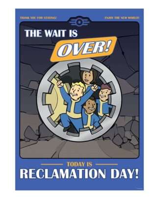 Fallout Kunstdruck Reclamation Day Limited Edition 42 x 30 cm