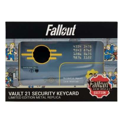 Fallout: New Vegas Replik Vault 21 Security Keycard Limited Edition – Bild 4