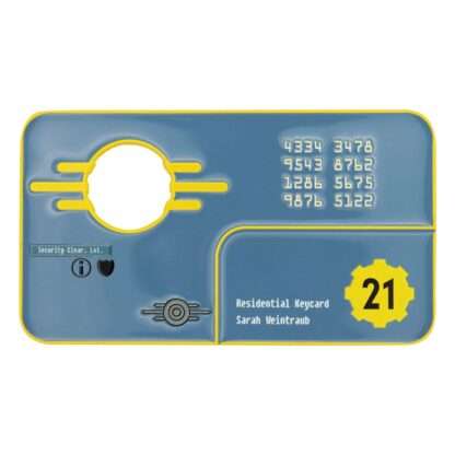 Fallout: New Vegas Replik Vault 21 Security Keycard Limited Edition – Bild 7