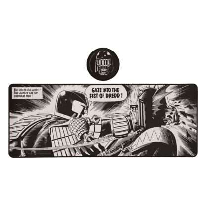 2000 AD Schreibtischunterlage & Untersetzer Judge Dredd