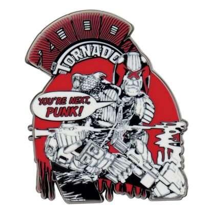 2000 AD Ansteck-Pin Judge Dredd You're Next Punk Limited Edition