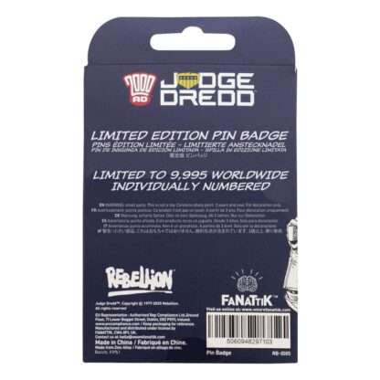 2000 AD Ansteck-Pin Judge Dredd You're Next Punk Limited Edition – Bild 2