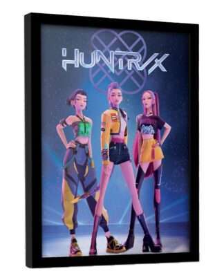 KPop Demon Hunters Collector Print Poster im Rahmen Huntrix