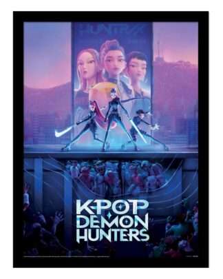KPop Demon Hunters Collector Print Poster im Rahmen Movie Key Art
