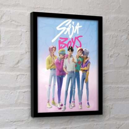 KPop Demon Hunters Collector Print Poster im Rahmen Saja Boys – Bild 2