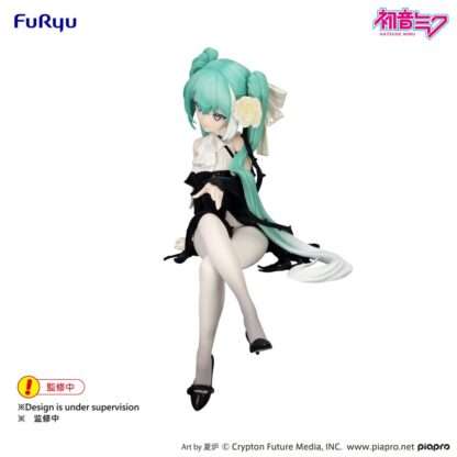 Hatsune Miku Noodle Stopper PVC Statue Flower Fairy White Rose 14 cm – Bild 2