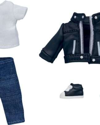 Nendoroid Doll Zubehör-Set Actionfiguren Outfit Set: Leather Jacket (Black)