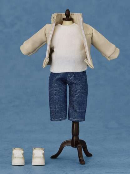 Nendoroid Doll Zubehör-Set Actionfiguren Outfit Set: Leather Jacket (Ivory) – Bild 3