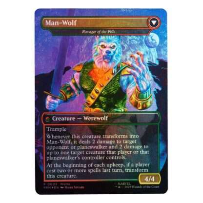 Marvel Legends Magic: The Gathering Actionfigur Man-Wolf (plus exklusive Foil-Karte) 15 cm – Bild 10
