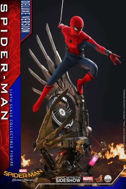 Spider-Man: Homecoming Quarter Scale Series Actionfigur 1/4 Spider-Man Deluxe Version 44 cm - Beschädigte Verpackung – Bild 2