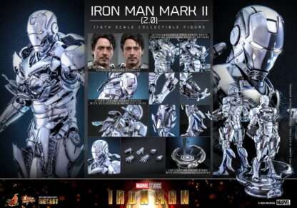 Iron Man Actionfigur 1/6 Iron Man Mark II (2.0) 33 cm – Bild 12