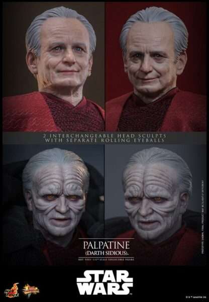 Star Wars: Episode III - Die Rache der Sith Actionfigur 1/6 Palpatine (Darth Sidious) 29 cm – Bild 21