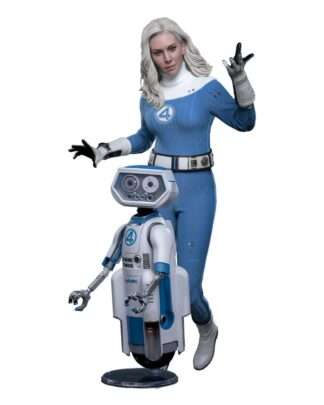 The Fantastic Four: First Steps Movie Masterpiece Actionfiguren 2er-Pack 1/6 Invisible Woman & H.E.R.B.I.E. 28 cm