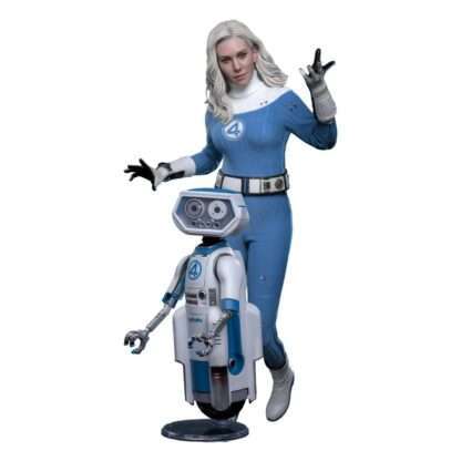 The Fantastic Four: First Steps Movie Masterpiece Actionfiguren 2er-Pack 1/6 Invisible Woman & H.E.R.B.I.E. 28 cm
