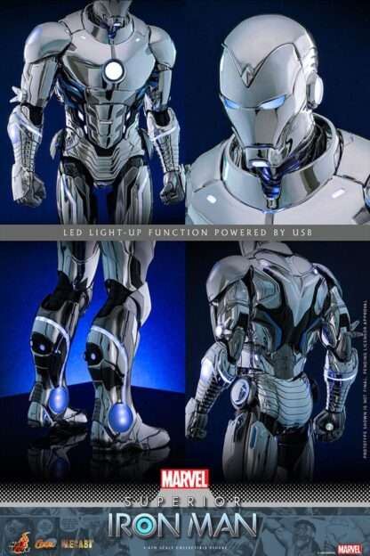Marvel Comic Diecast Masterpiece Actionfigur 1/6 Superior Iron Man 32 cm – Bild 18