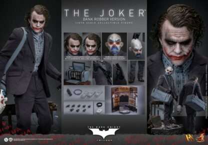 The Dark Knight DX Actionfigur 1/6 The Joker (Bank Robber Version) 30 cm – Bild 21