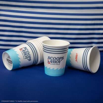 Stranger Things Set von 24 Pappbechern Scoops Ahoy – Bild 4
